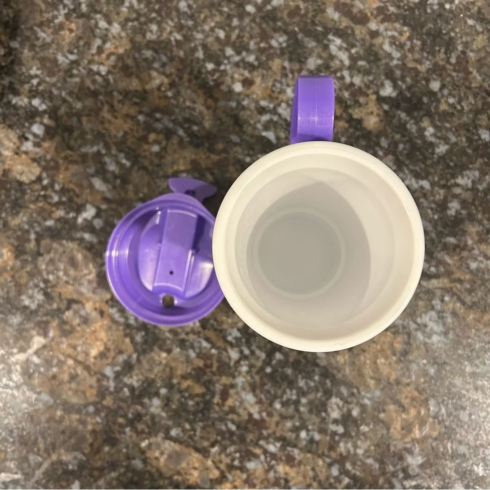 Walt Disney World 100th Anniversary Resort Refillable Tumbler Cup Mug Purple